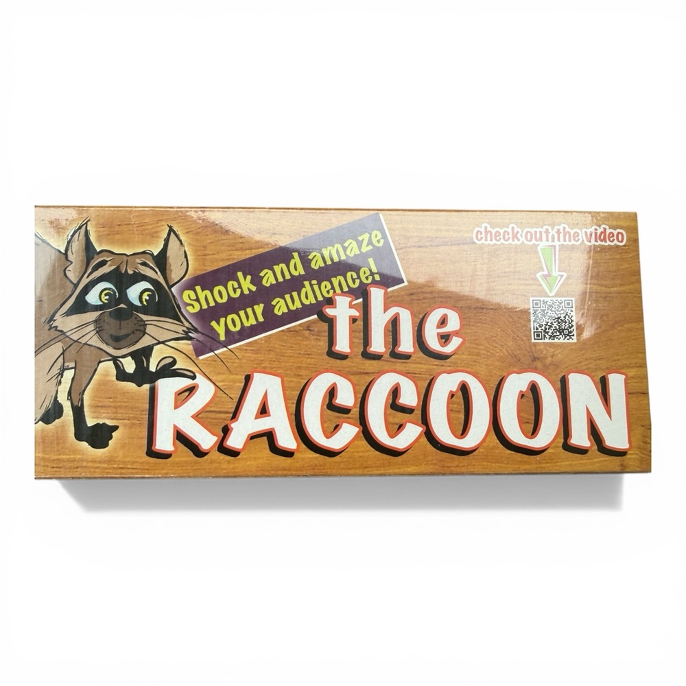 Raccoon Spring Jump Animal with Realistic  synthetic Fur Magician Magic Tricks